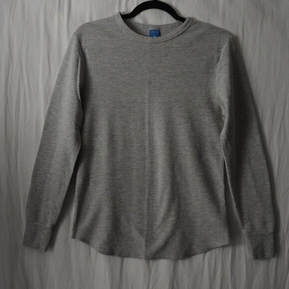 4/$25 Highland Outfitters Gray Waffle Knit Top Base Layer Thermal Size Medium - Picture 6 of 6